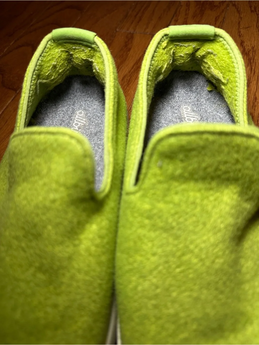 allbirds Lime Green Slip-On Sneakers - Picture 2 of 7